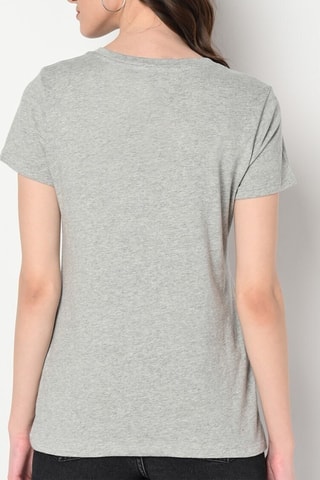 T-shirt - Gemêleerd Grijs