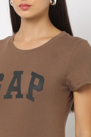 T-shirt - Bruin