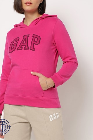 Sweater met Capuchon - Paars
