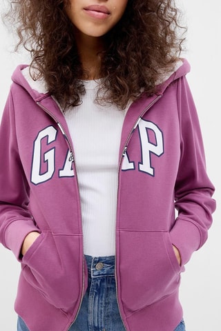 Sweater met Capuchon - Paars