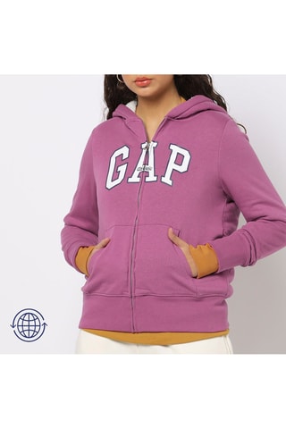 Sweater met Capuchon - Paars