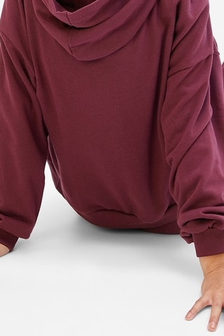 Sweater met Capuchon - Bordeauxrood