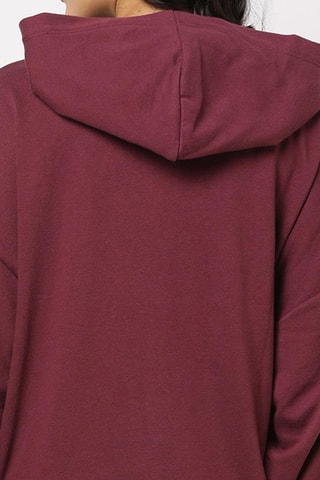 Sweater met Capuchon - Bordeauxrood