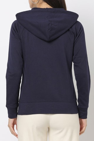 Sweater met Capuchon - Marineblauw