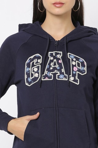 Sweater met Capuchon - Marineblauw