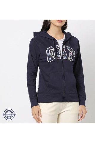 Sweater met Capuchon - Marineblauw