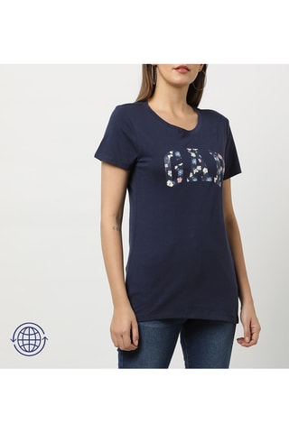 T-shirt - Marineblauw