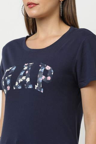 T-shirt - Marineblauw