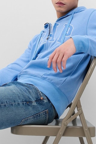 Sweater met Capuchon - Hemelsblauw