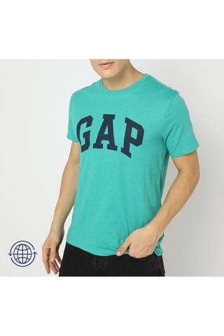 T-shirt - Gemêleerd Zeegroen