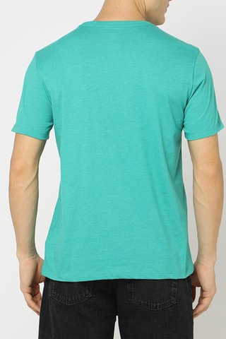 T-shirt - Gemêleerd Zeegroen