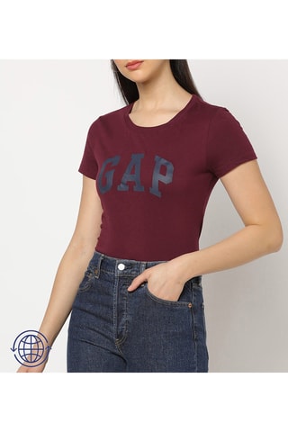 T-shirt - Bordeauxrood