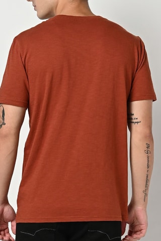 T-shirt - Steenrood