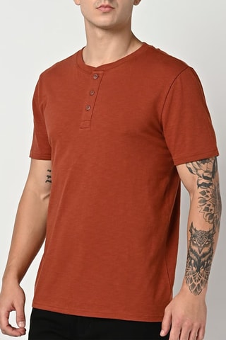 T-shirt - Steenrood