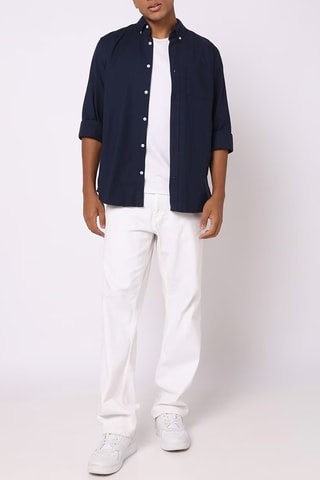 Blouse - Marineblauw