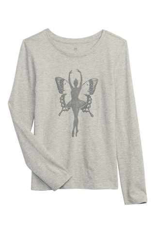 T-shirt - Gris clair chiné