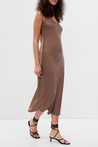 Midi-jurk - Beige