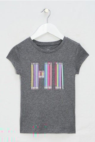 T-shirt - Gris chiné