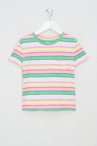 T-shirt - Rose et vert