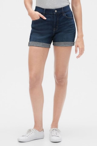 Short en jean - Bleu foncé