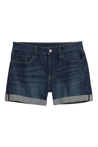 Short en jean - Bleu foncé