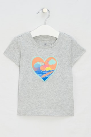 T-shirt - Gemêleerd Grijs