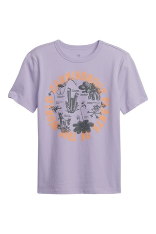 T-shirt en coton biologique - Violet