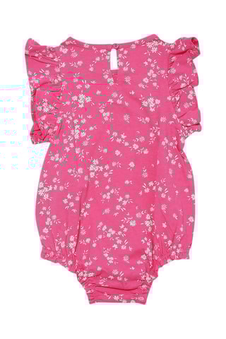 Barboteuse - Rose et blanc