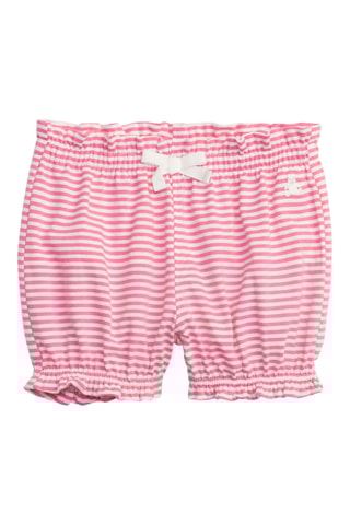 Bloomer en coton biologique - Rose et blanc