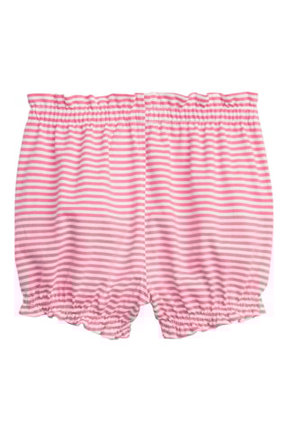 Bloomer en coton biologique - Rose et blanc
