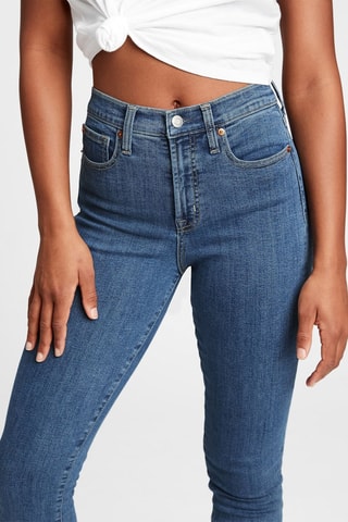 Jean skinny taille haute - Indigo