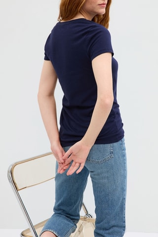 T-shirt - Marineblauw