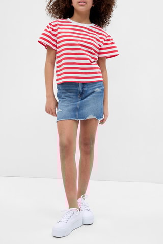 T-shirt en coton biologique - Rouge