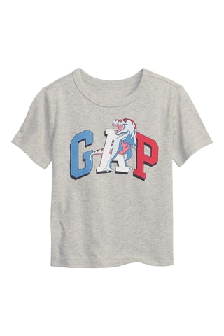 T-shirt - Gris clair chiné