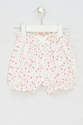 Bloomer en coton biologique - Blanc et rouge