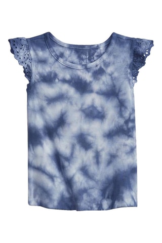 T-shirt tie and dye - Bleu foncé