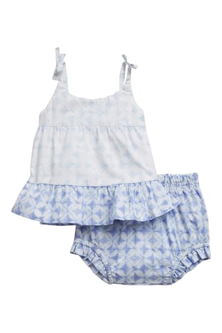 Maillot 2 pièces - Ciel et blanc