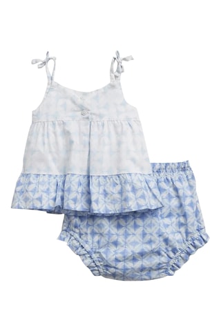 Maillot 2 pièces - Ciel et blanc