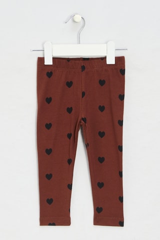 Legging en coton biologique - Marron