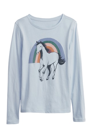 T-shirt en coton biologique - Ciel