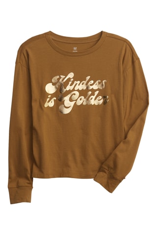 T-shirt en coton biologique - Camel