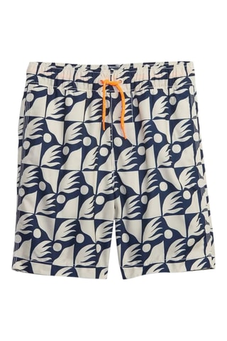 Short - Marineblauw en Wit