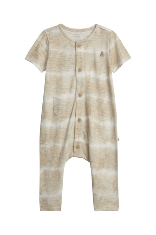 Jumpsuit met Tie and Dye Effect - Beige