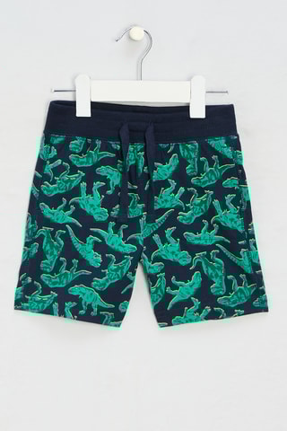 Short en coton biologique - Bleu marine