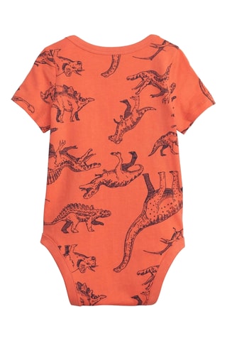 3 Rompertjes - Oranje, wit en zwart