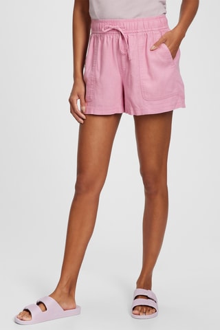 Short en lin - Rose