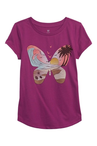 T-shirt en coton biologique - Rose