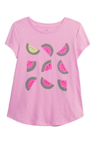 T-shirt en coton biologique - Rose