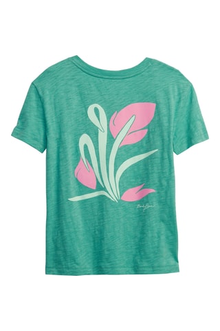 T-shirt - Bleu-vert