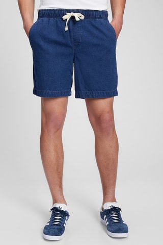 Spijkershort - Marineblauw